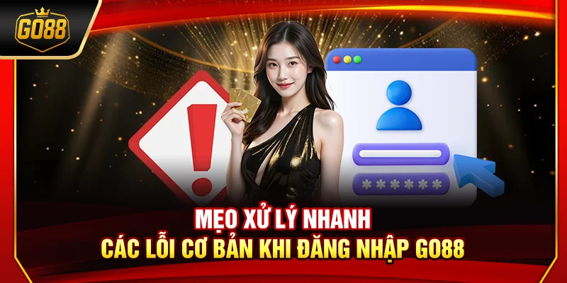 Mẹo xử lý nhanh các lỗi cơ bản khi đăng nhập Go88